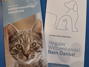Tierschutz-Broschüren des Landes Burgenland