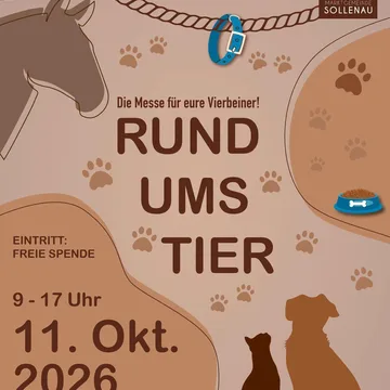 Plakat "Rund ums Tier"